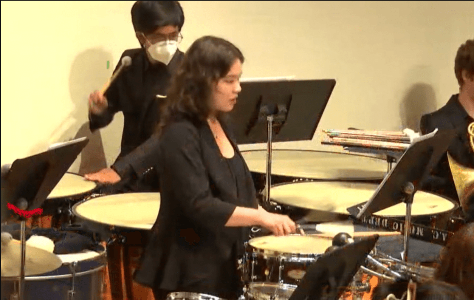 Gershwin Concert, Amherst debut on snare drum